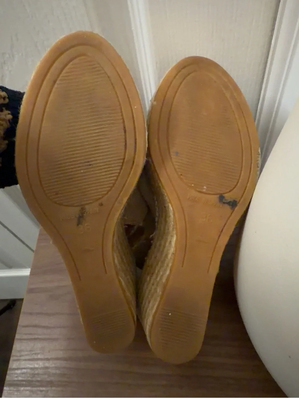 Toni Pons Origens Tan Canvas Espadrille Wedge Sandals EU 36 US 6 Boho
